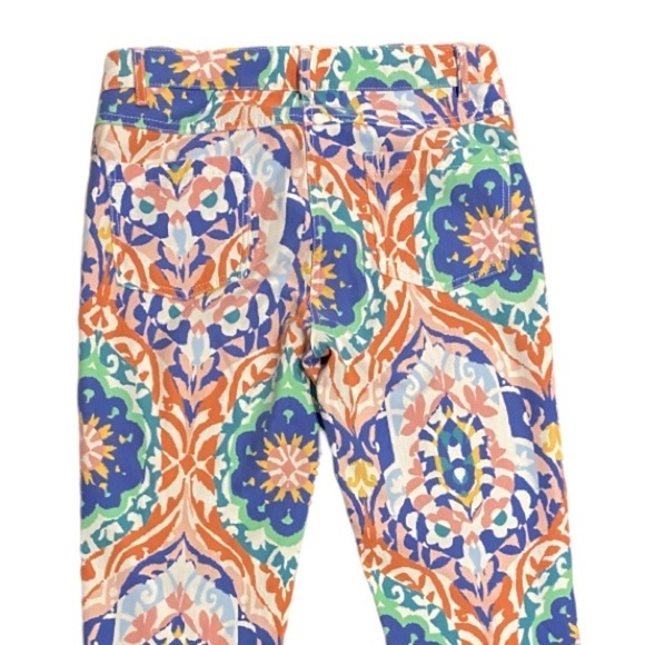 J. McLaughlin Lexi Jeans In Midi Oahu Print Size 4 - Picture 10 of 14